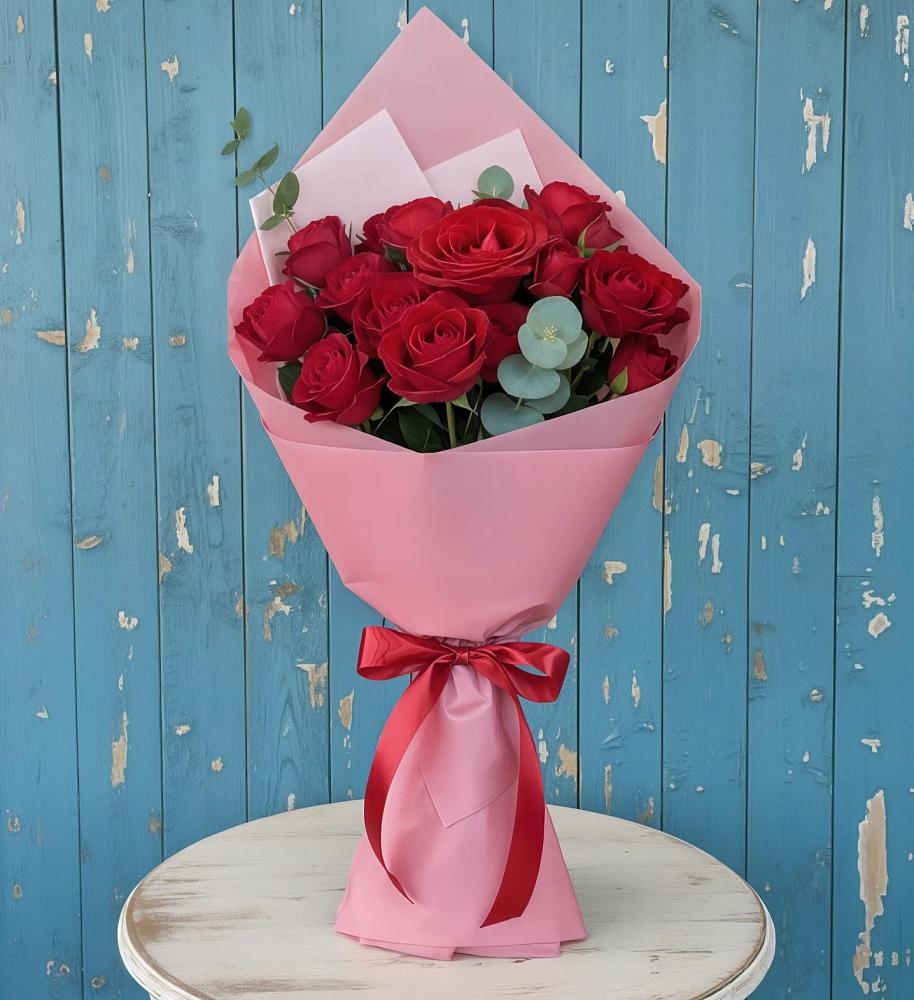 Букет цветов из: Розы в Поповке