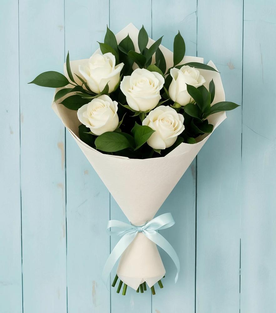 Букет цветов из: Розы в Поповке