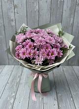 Букет цветов из:  Хризантемы #REPLACE_PRED# Поповке