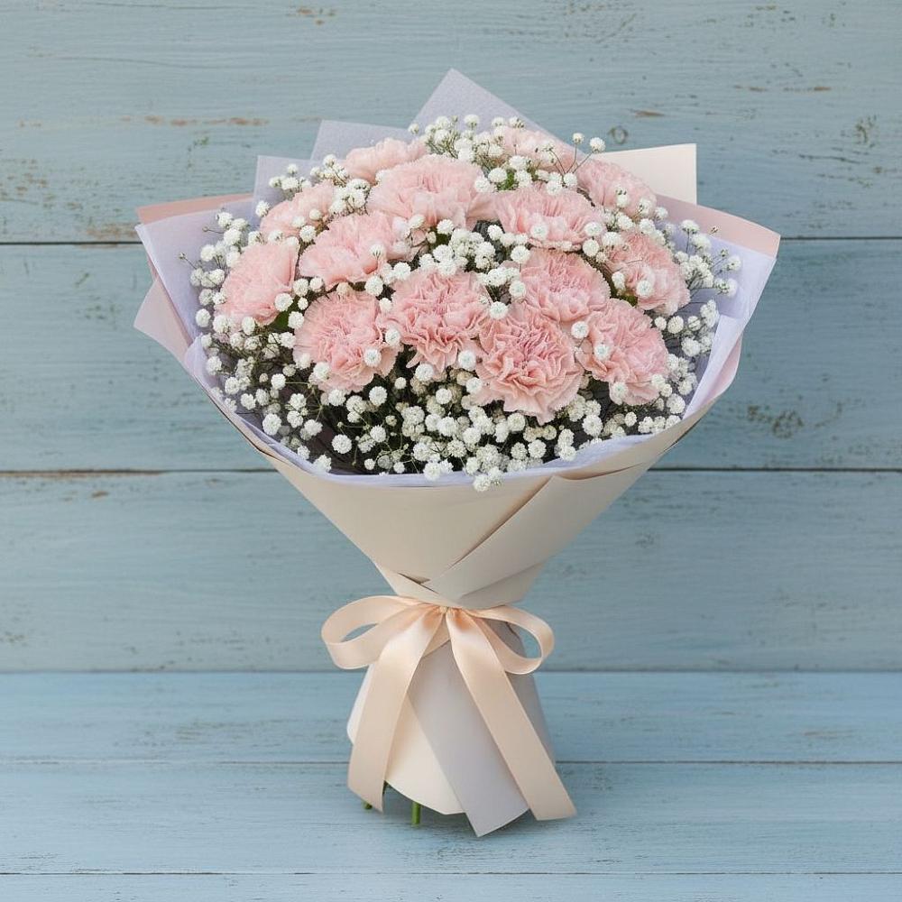 Букет цветов из: Гвоздики в Поповке