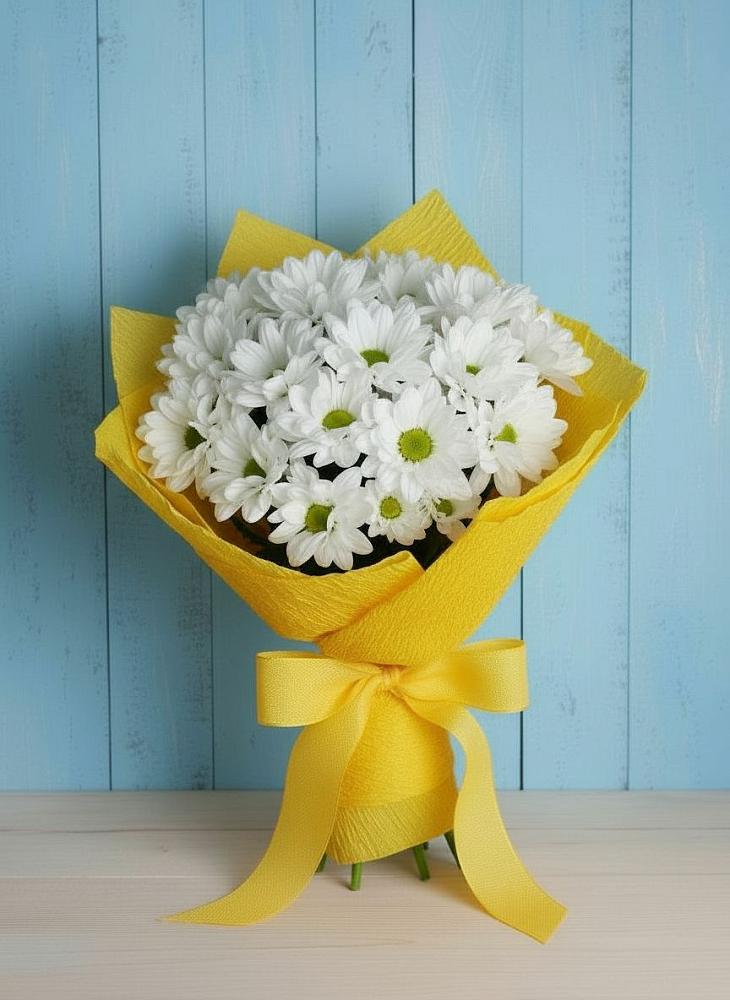 Букет цветов из: Хризантемы в Поповке