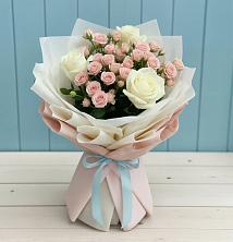 Букет цветов из:  Розы в Поповке