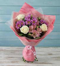 Букет цветов из:  Герберы в Поповке