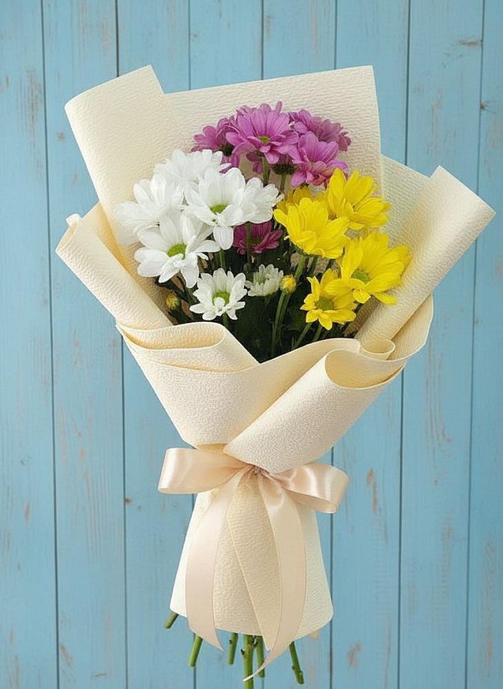 Букет цветов из: Хризантемы в Поповке