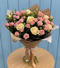 Букет цветов из:  Розы в Поповке