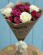 Букет цветов из:  Розы #REPLACE_PRED# Поповке