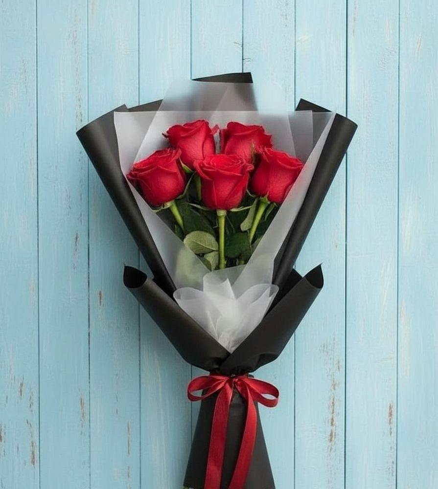 Букет цветов из: Розы в Поповке