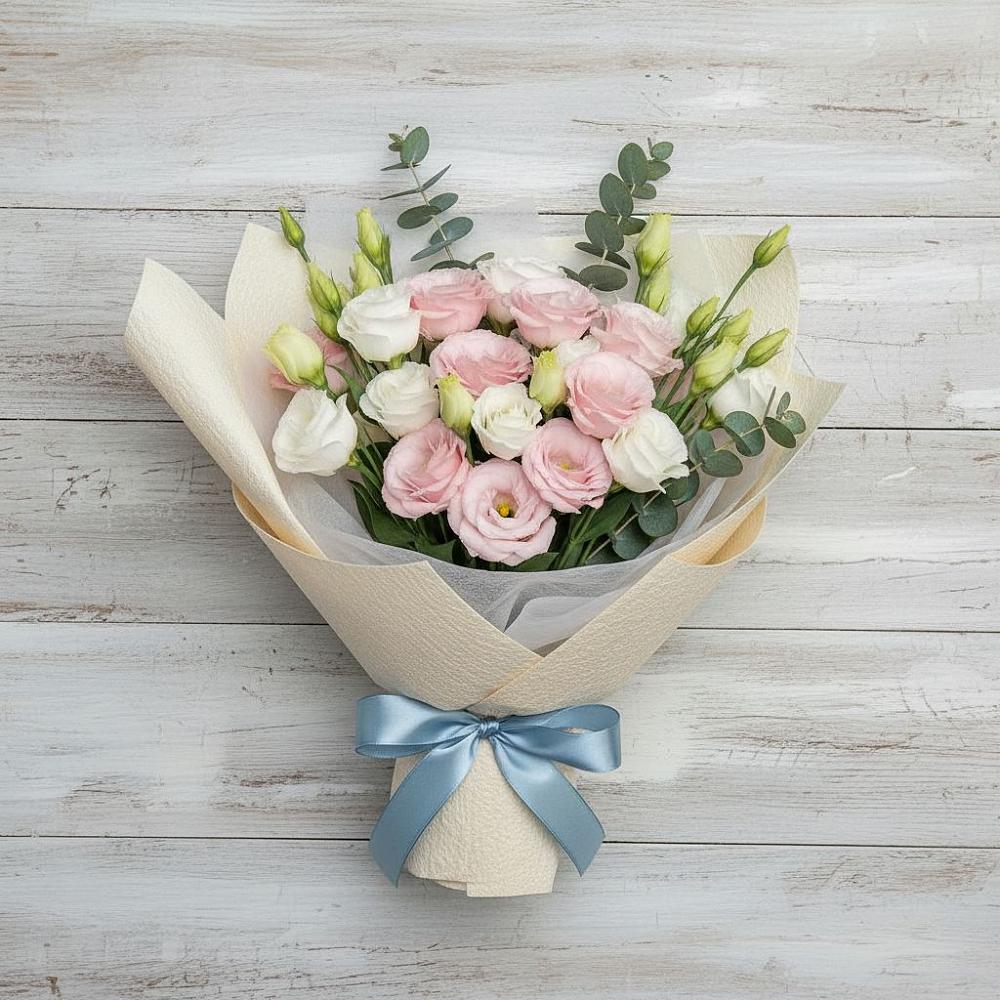 Букет цветов из: Лизиантусы в Поповке