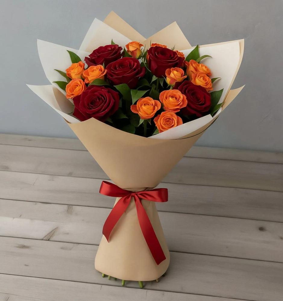 Букет Любовь и восторг в Поповке